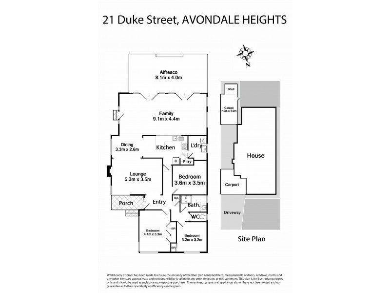 21 Duke Street, Avondale Heights VIC 3034 Floorplan