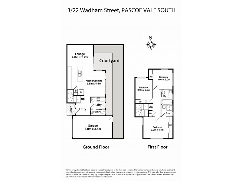 3/22 Wadham Street, Pascoe Vale South VIC 3044 Floorplan