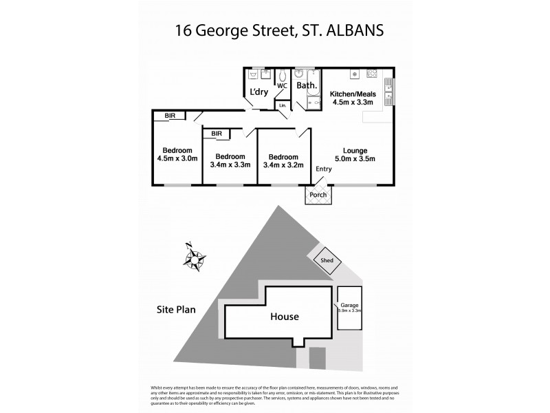 16 George Street, St Albans VIC 3021 Floorplan