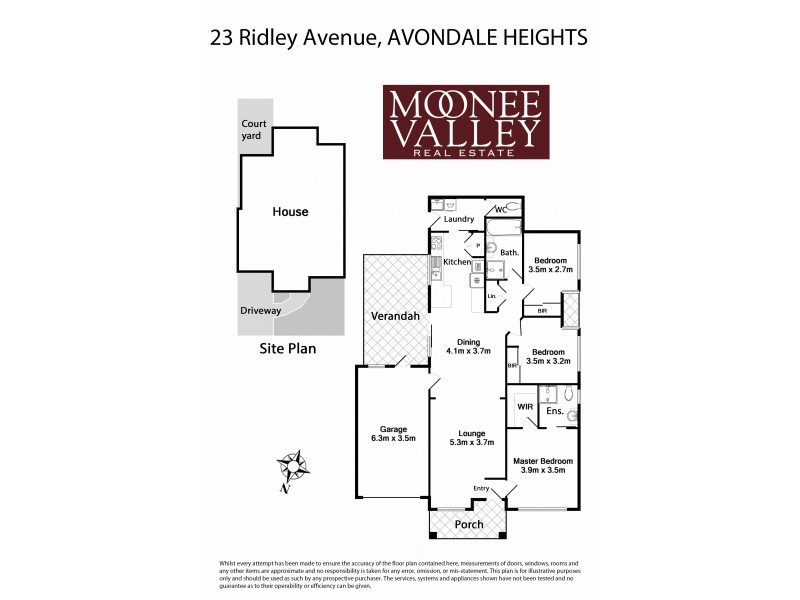 23 Ridley Avenue, Avondale Heights VIC 3034 Floorplan