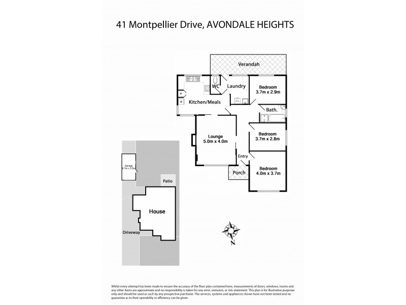 41 Montpellier Drive, Avondale Heights VIC 3034 Floorplan