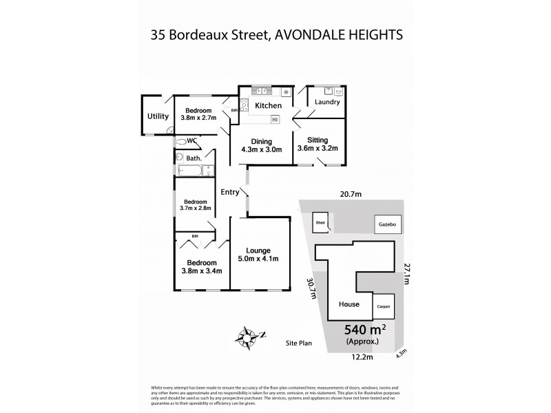 35 Bordeaux Street, Avondale Heights VIC 3034 Floorplan