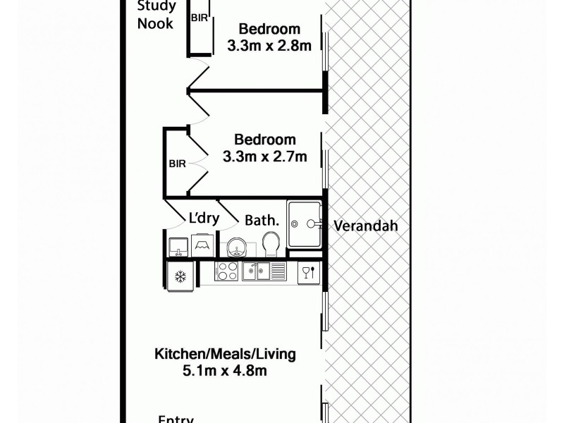 21/137 Melville Road, Brunswick West VIC 3055 Floorplan