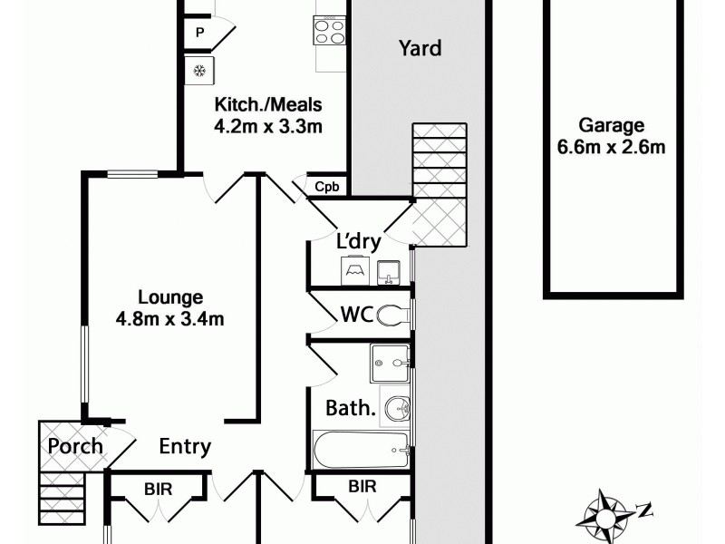 3/1 Balfe Crescent, Brunswick West VIC 3055 Floorplan