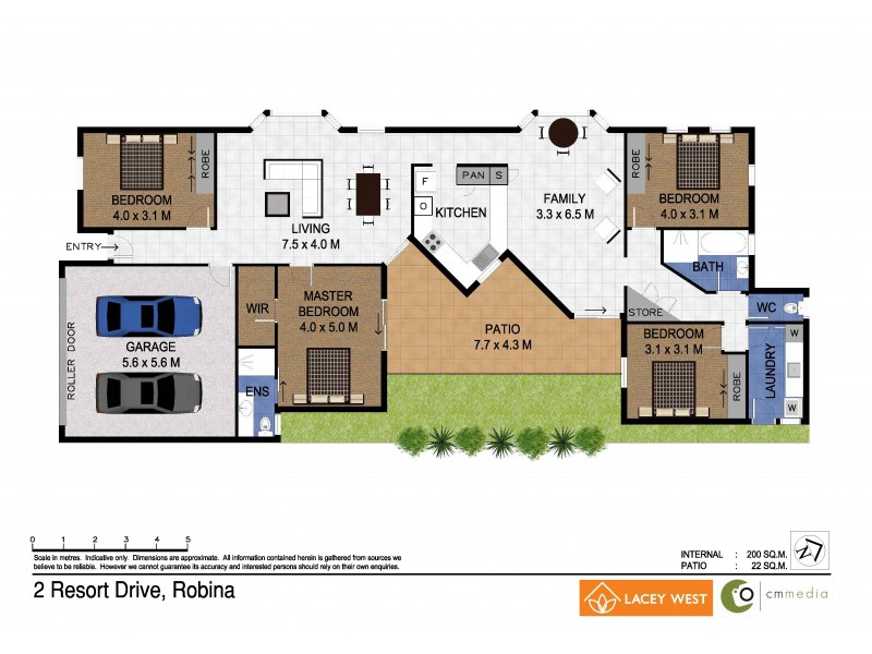 2 Resort Drive, Robina QLD 4226 Floorplan