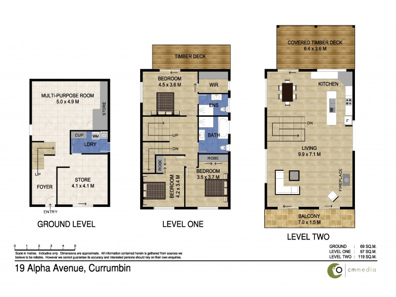 19 Alpha Ave, Currumbin QLD 4223 Floorplan