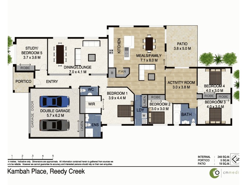 5 Kambah Pl, Reedy Creek QLD 4227 Floorplan