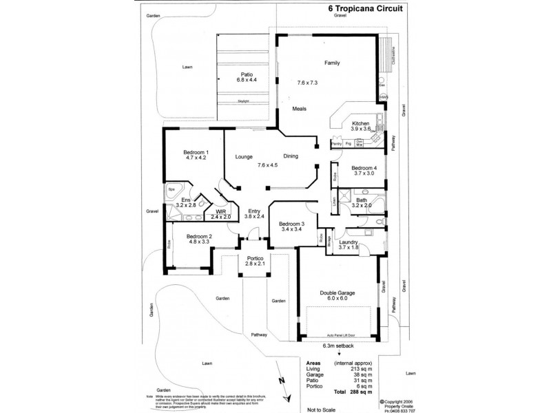 6 Tropicana Cct, Burleigh Waters QLD 4220 Floorplan