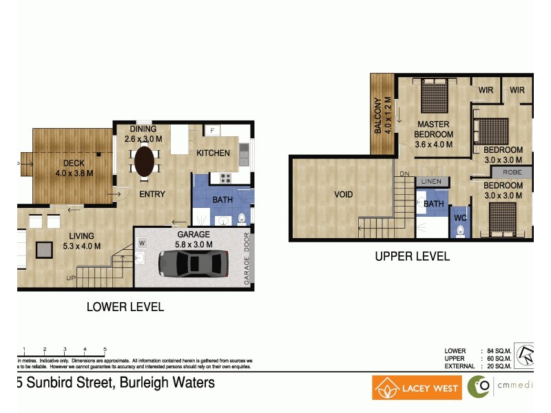 1/5 Sunbird St, Burleigh Waters QLD 4220 Floorplan