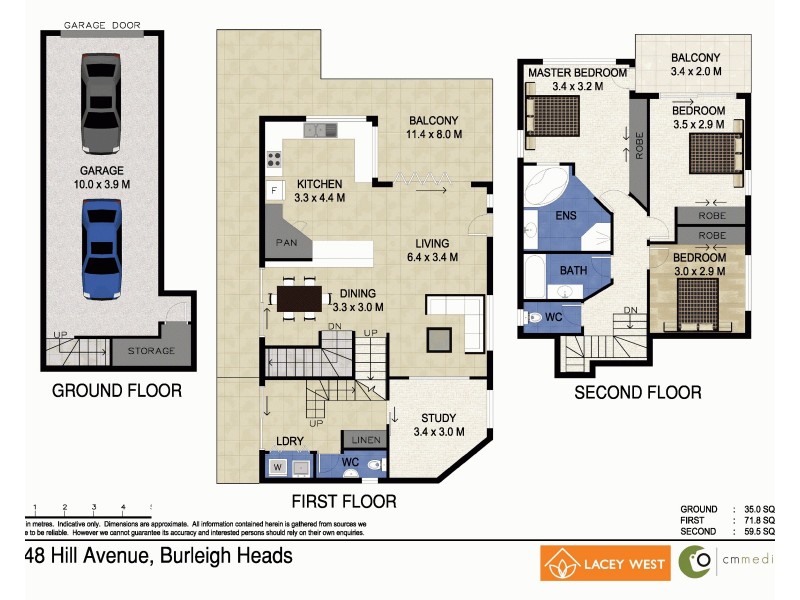 2/48 Hill Ave, Burleigh Heads QLD 4220 Floorplan