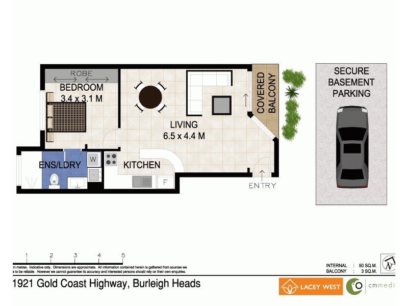 6/1921 Gold Coast Hwy, Burleigh Heads QLD 4220 Floorplan
