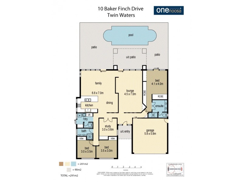 10 Baker-Finch Pl, Twin Waters QLD 4564 Floorplan