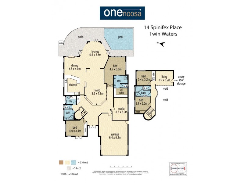 14/Spinifix Place, Twin Waters QLD 4564 Floorplan