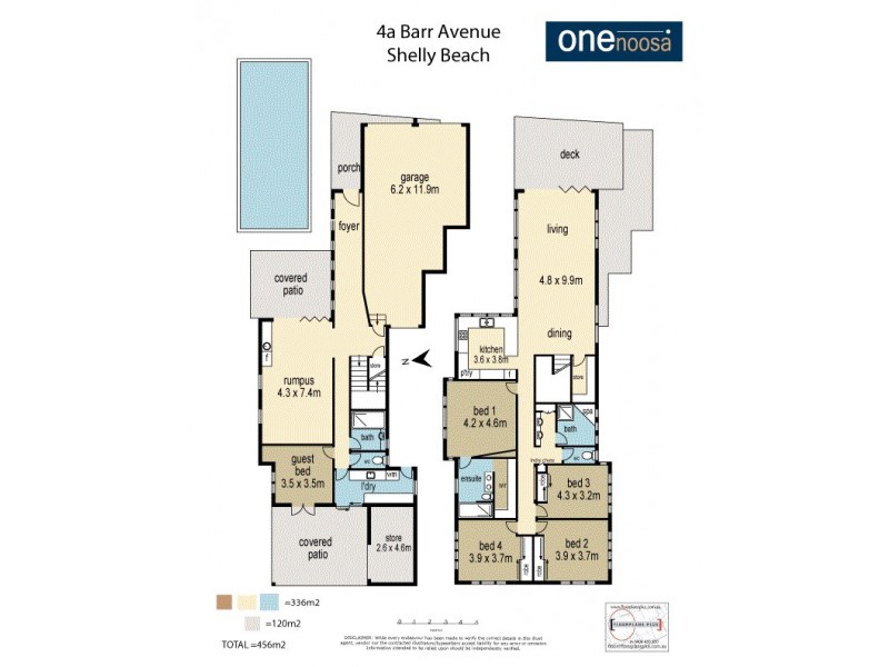 4A Barr Ave, Shelly Beach QLD 4551 Floorplan