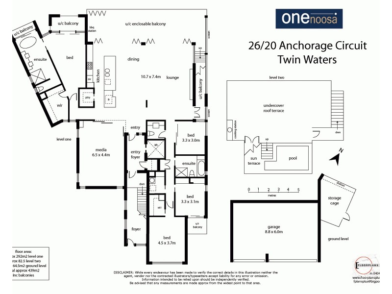 26/20 Anchorage Cct, Twin Waters QLD 4564 Floorplan