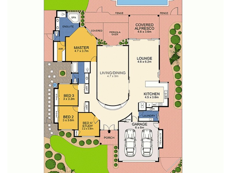 11 Glenwood Pl, Twin Waters QLD 4564 Floorplan