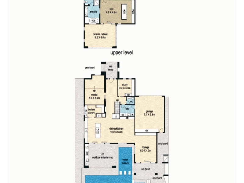 36 Anchorage Cct, Twin Waters QLD 4564 Floorplan