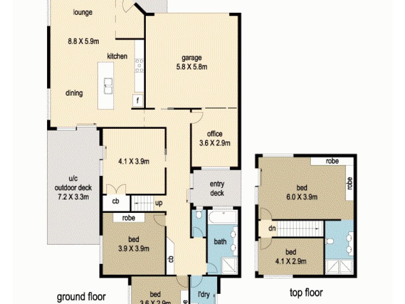 6 Sunview Dr, Twin Waters QLD 4564 Floorplan