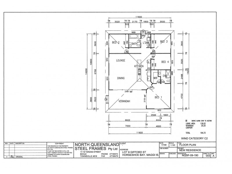 94 Gifford St, Horseshoe Bay QLD 4819 Floorplan