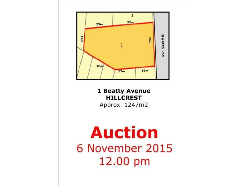 1 Beatty Avenue, Hillcrest SA 5086