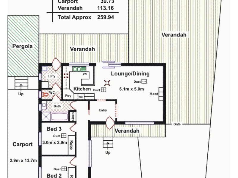 21 Heather Dr, Ridgehaven SA 5097 Floorplan