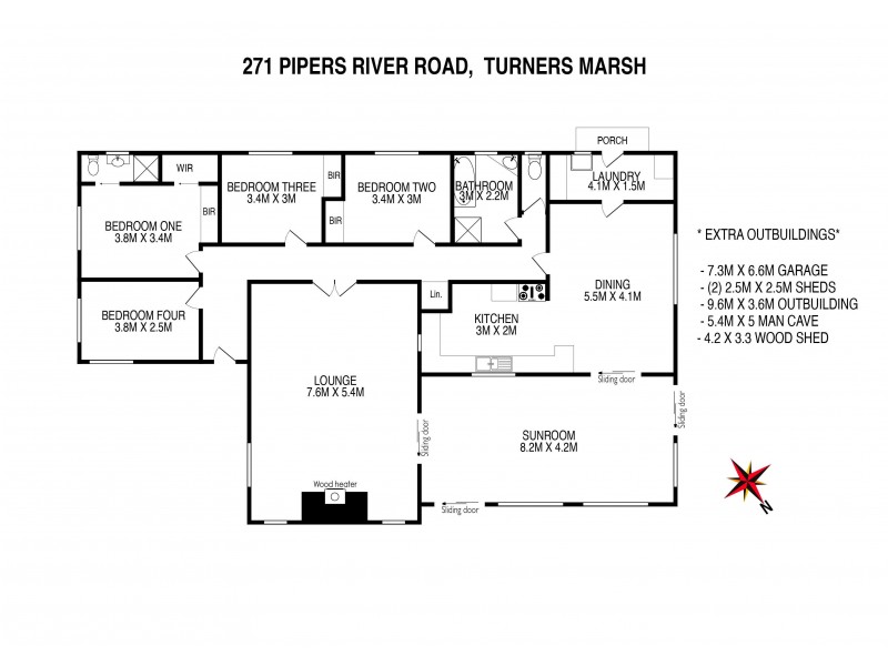 271 Pipers River Rd, Turners Marsh TAS 7267