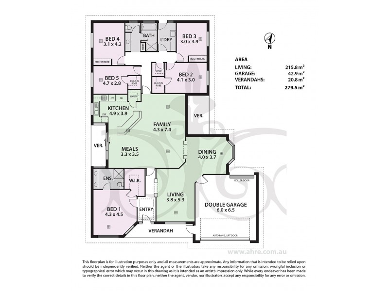 5 Tate Avenue St, Mount Barker SA 5251 Floorplan