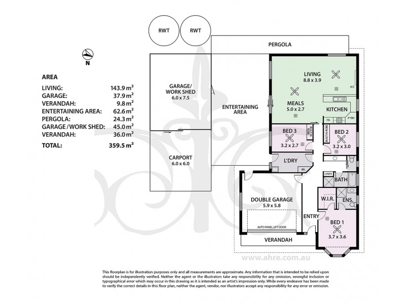 16 Strathoak Crescent, Strathalbyn SA 5255 Floorplan