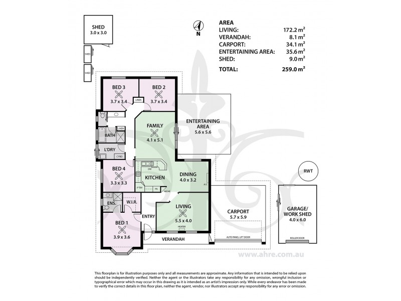 26 Strathmont Dr, Strathalbyn SA 5255 Floorplan