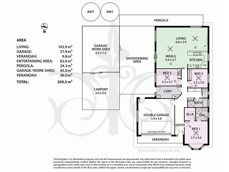 16 Strathoak Crescent, Strathalbyn SA 5255 Floorplan