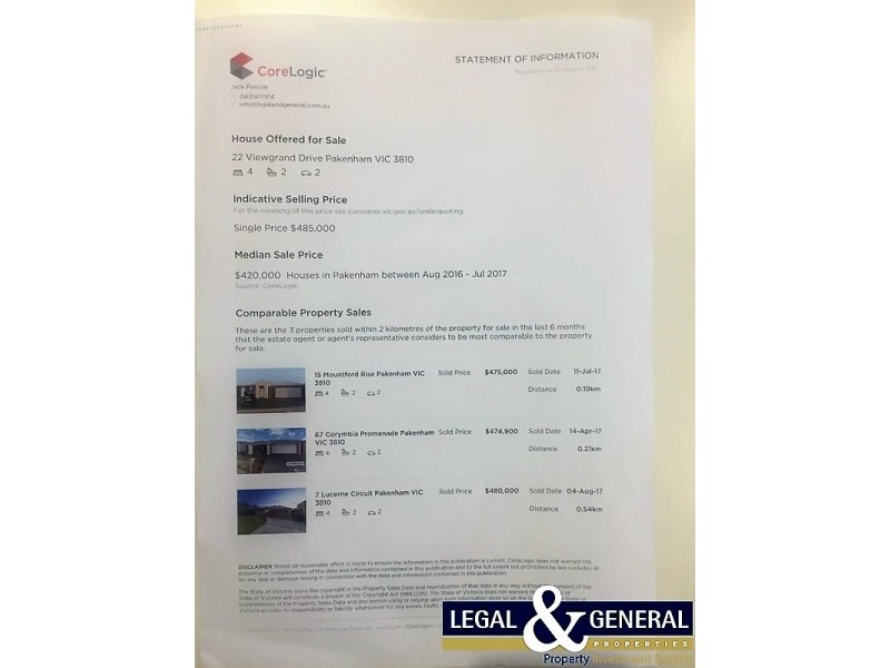 22 Viewgrand Drive, Pakenham VIC 3810