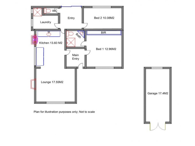 12 Lily Street, Violet Town VIC 3669 Floorplan