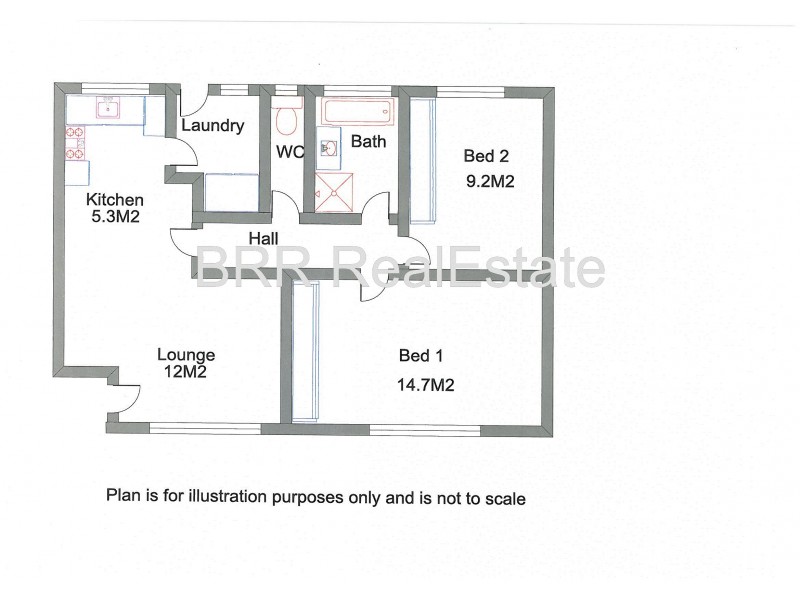 2/14 Cunningham Street, Benalla VIC 3672 Floorplan