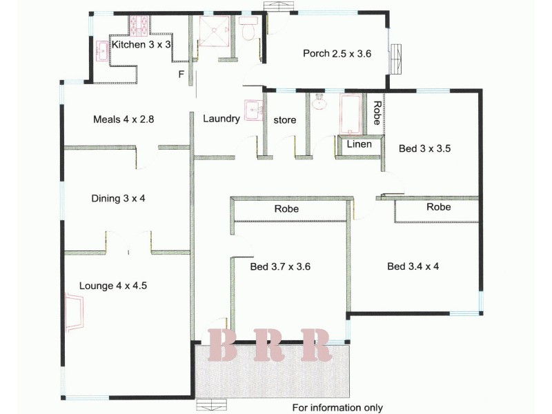 626 Samaria Road, Benalla VIC 3672 Floorplan