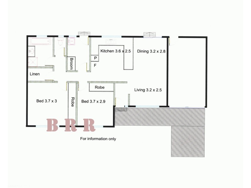 1/13 Kurrajong Court, Benalla VIC 3672 Floorplan