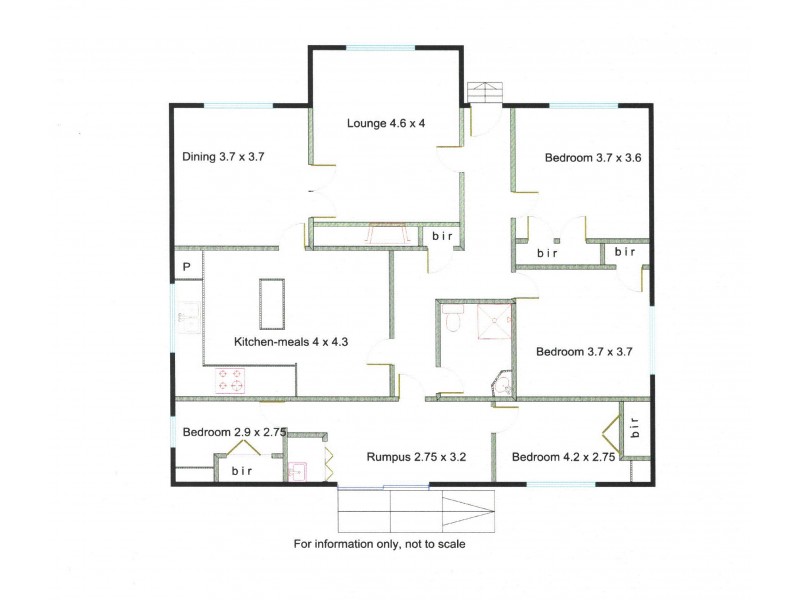 67 Salisbury St, Benalla VIC 3672 Floorplan