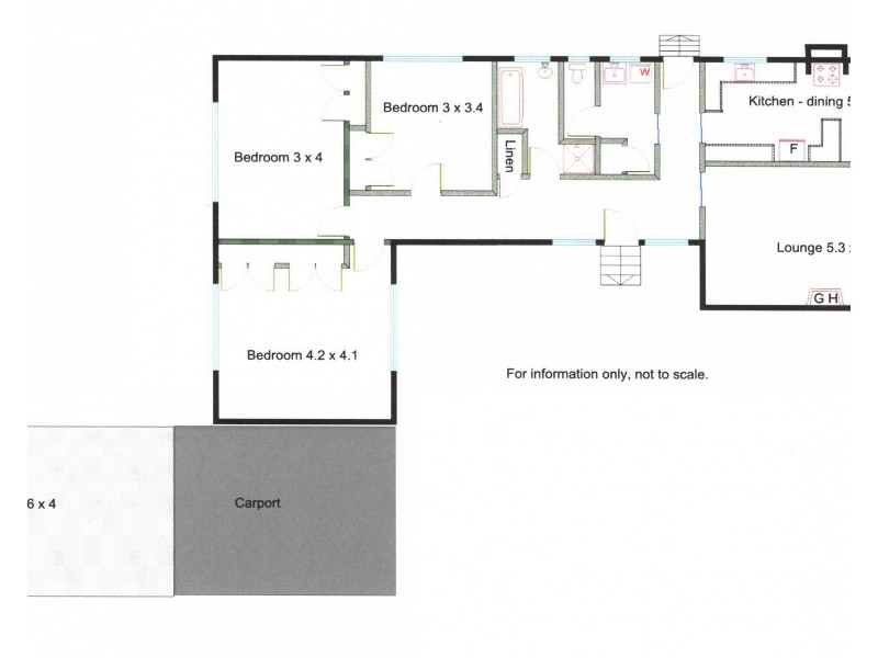 31 Clarke St, Benalla VIC 3672 Floorplan