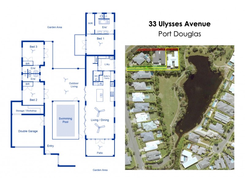 33 Ulysses Avenue St, Port Douglas QLD 4877 Floorplan