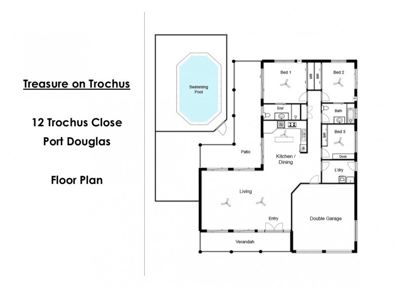 12 Trochus Cl, Port Douglas QLD 4877 Floorplan