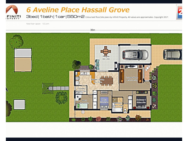 6 Aveline Pl, Hassall Grove NSW 2761 Floorplan