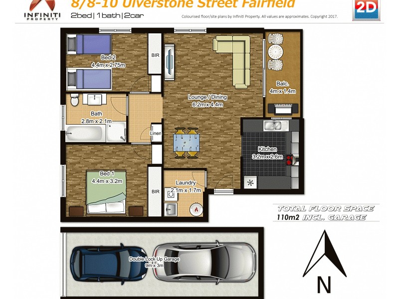 8/8-10 Ulverstone St, Fairfield NSW 2165 Floorplan