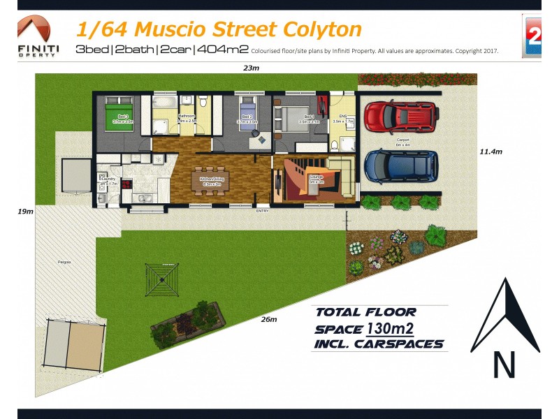 1/64 Muscio St, Colyton NSW 2760 Floorplan
