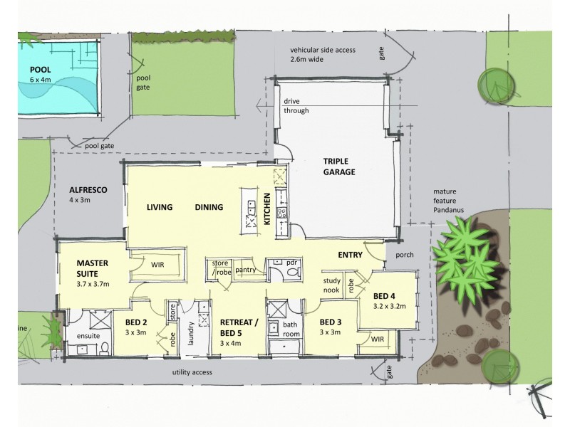 42 Histed Tce, Bli Bli QLD 4560 Floorplan