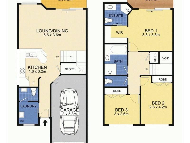 2/11-19 Lakeshore Ave, Buderim QLD 4556 Floorplan