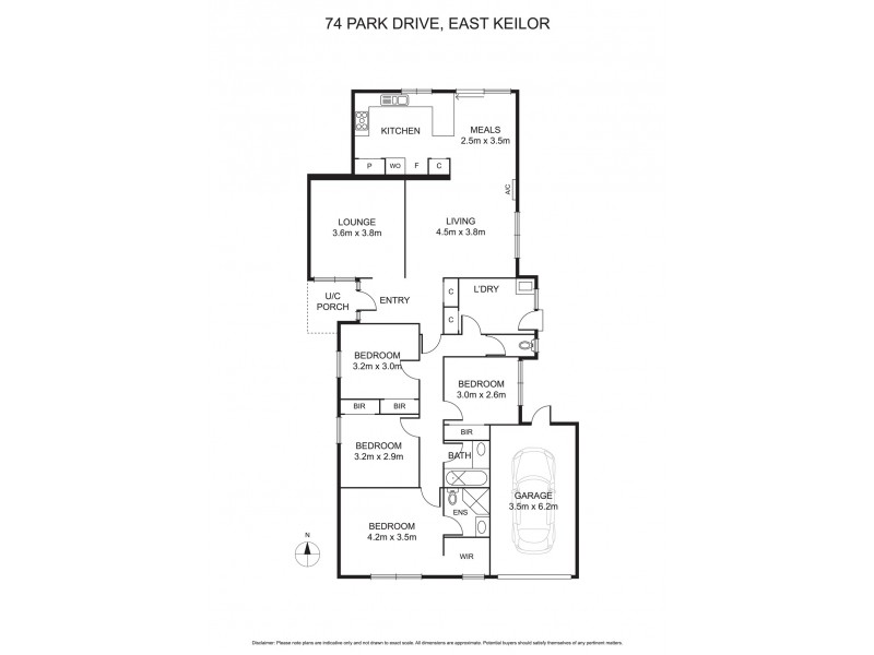 74 Park Drive, Keilor East VIC 3033 Floorplan