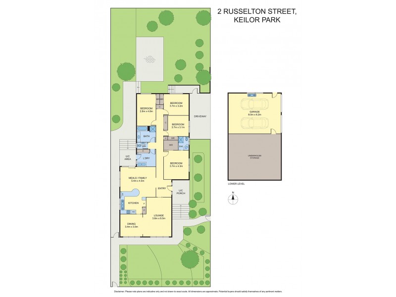 2 Russelton St, Keilor Park VIC 3042 Floorplan