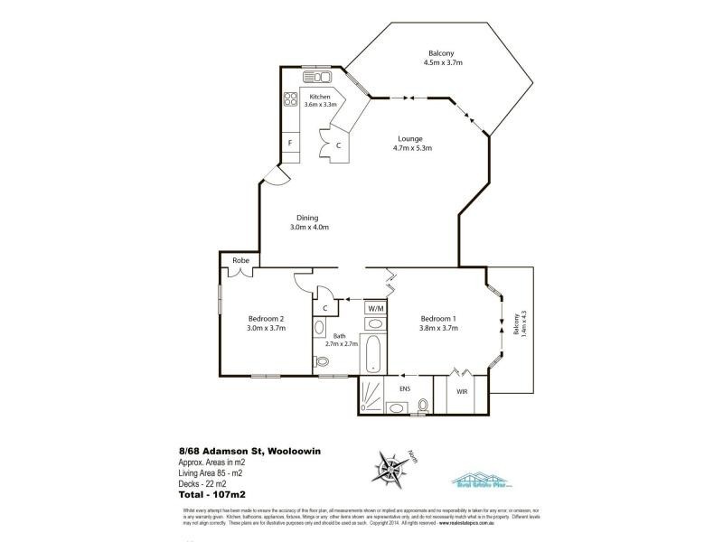 8/68 Adamson Street, Wooloowin QLD 4030