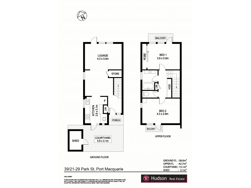 39/21-29 Park St, Port Macquarie NSW 2444 Floorplan