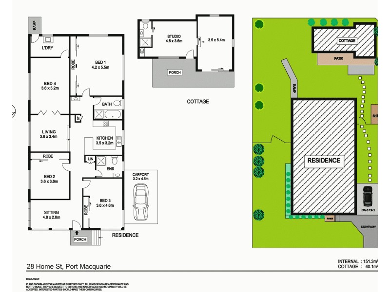 28 Home St, Port Macquarie NSW 2444 Floorplan