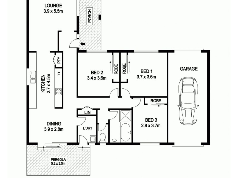 46 Ocean Dr, Port Macquarie NSW 2444 Floorplan